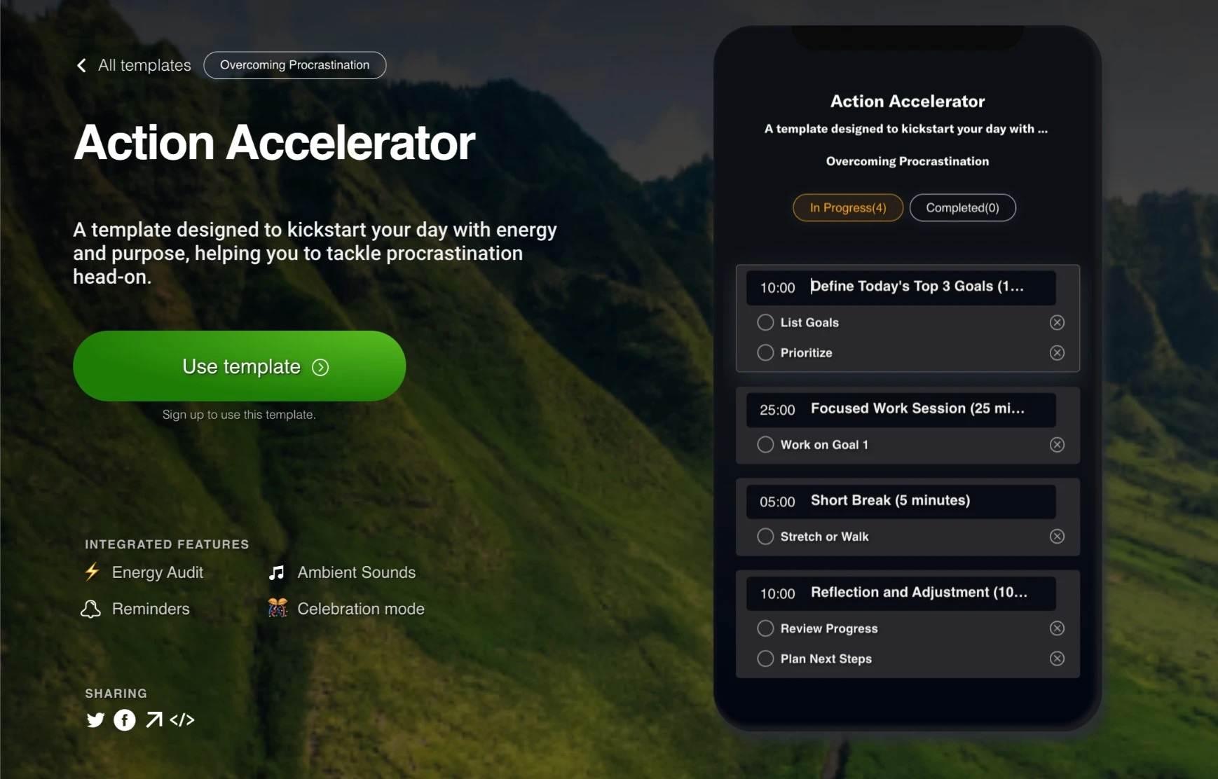 Action Accelerator