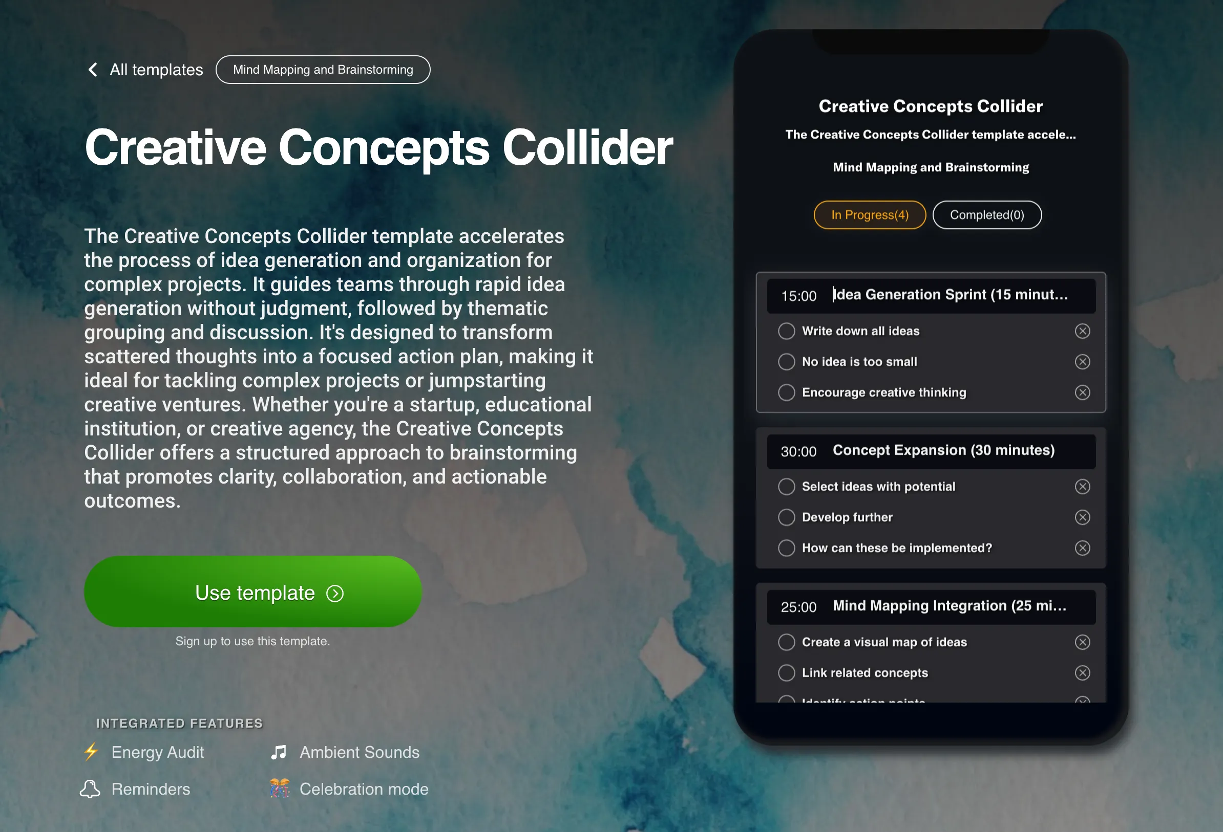 Creative Concepts Collider