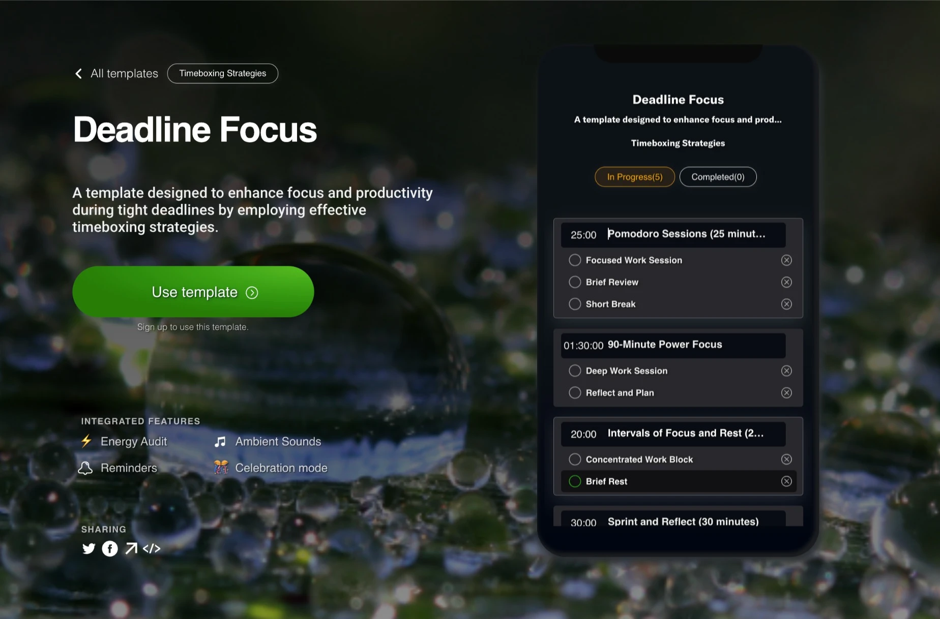 Deadline Focus