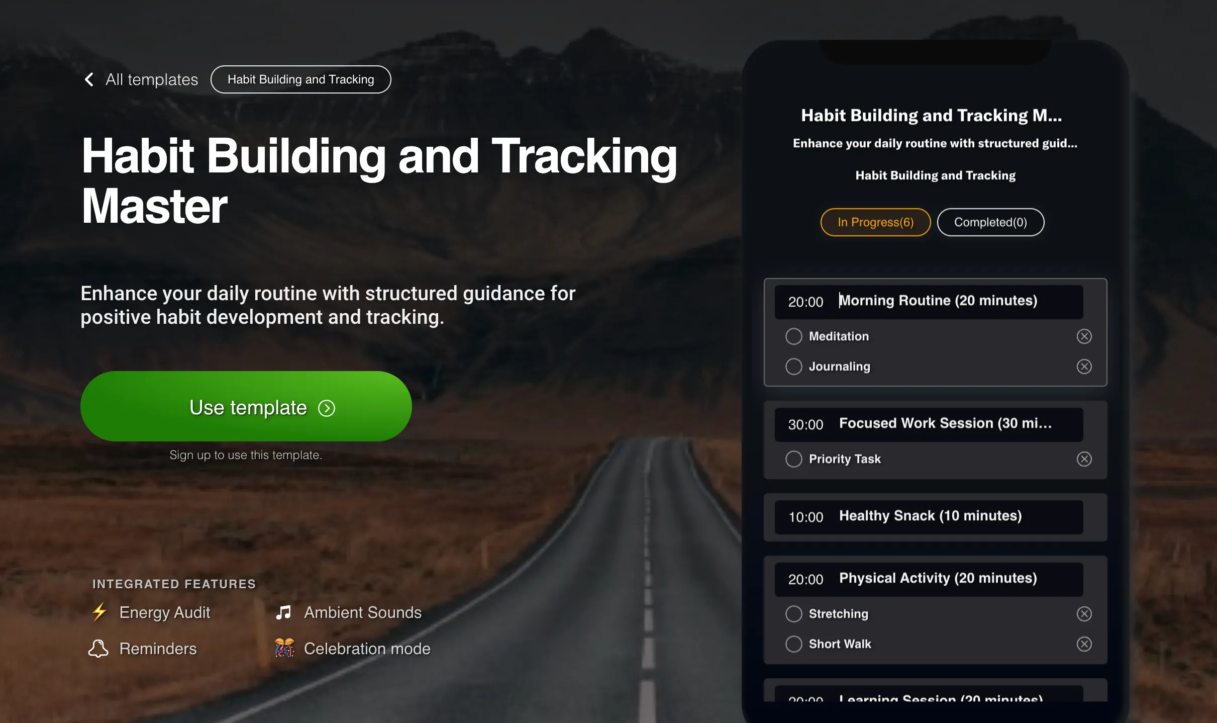 Habit Building and Tracking Master