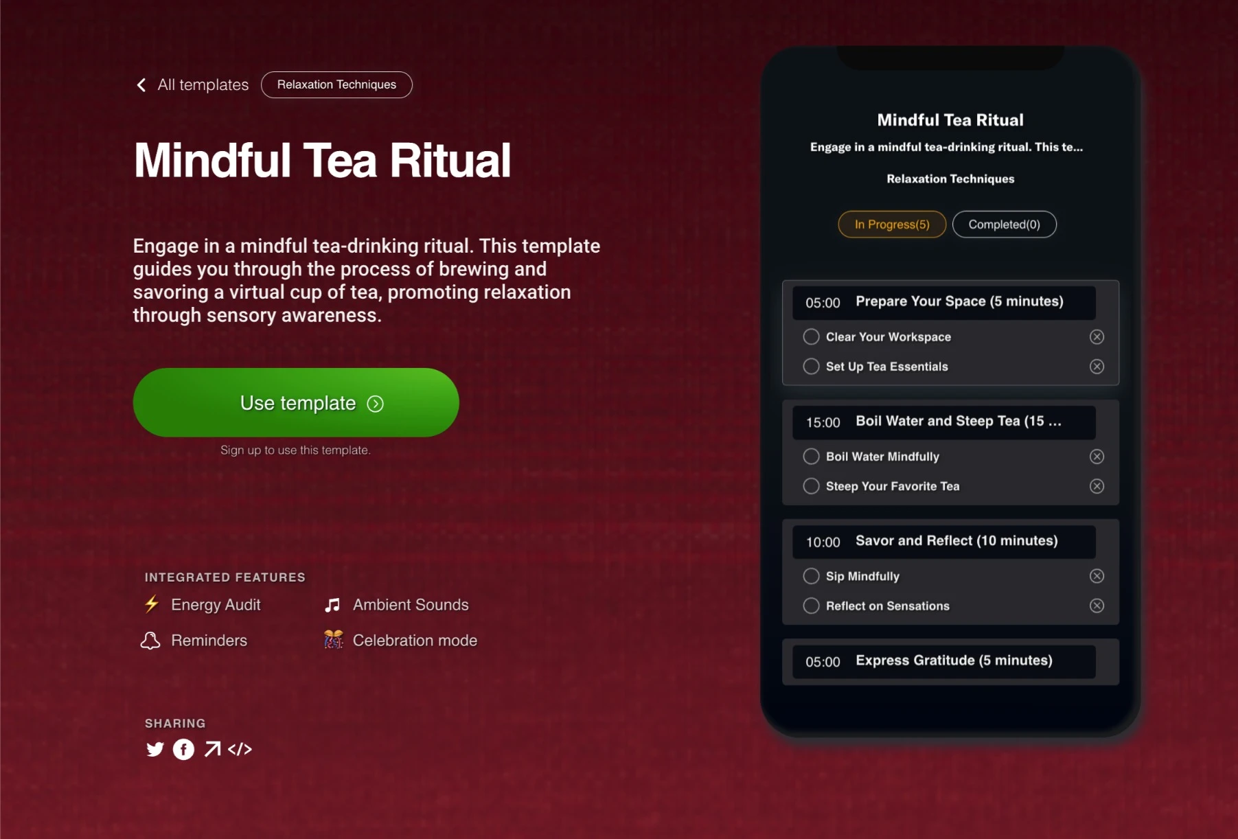 Mindful Tea Ritual