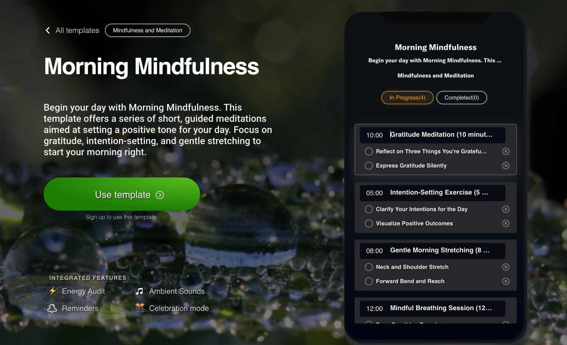 Ochtend Mindfulness