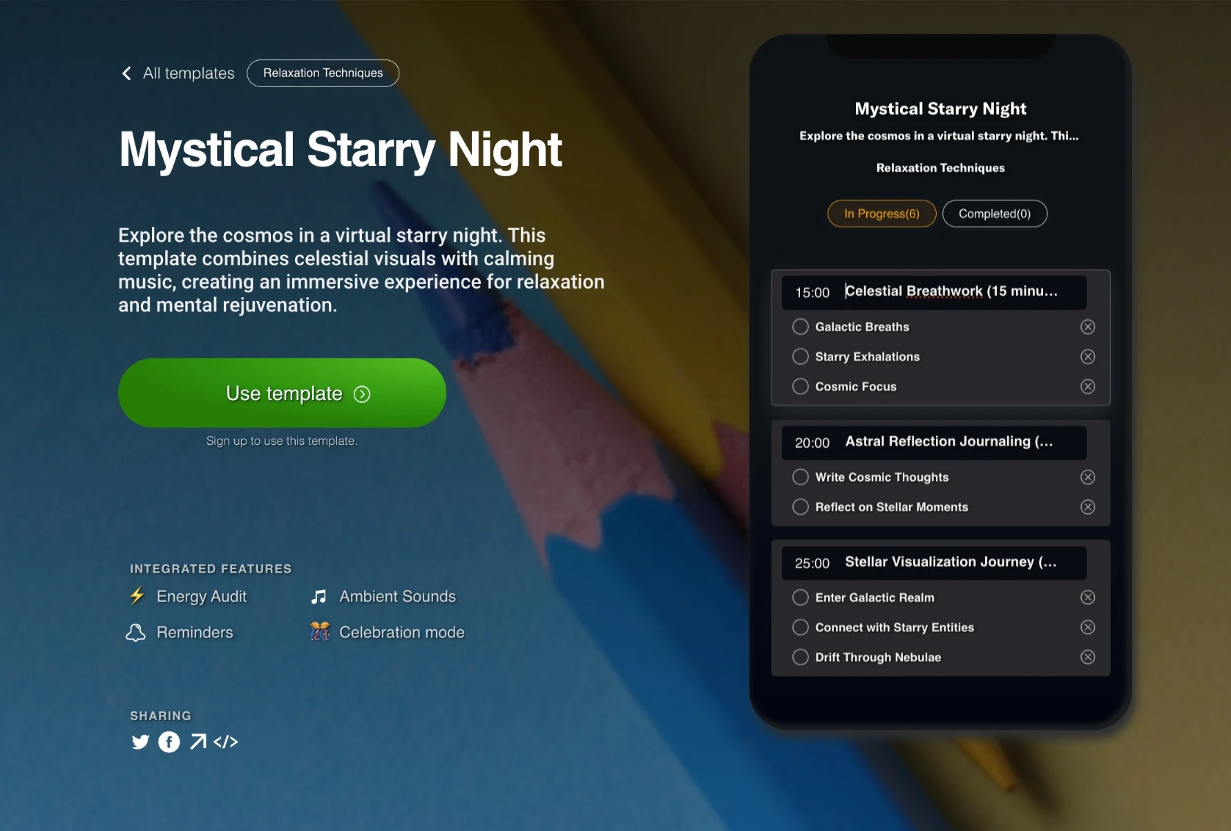 Mystical Starry Night