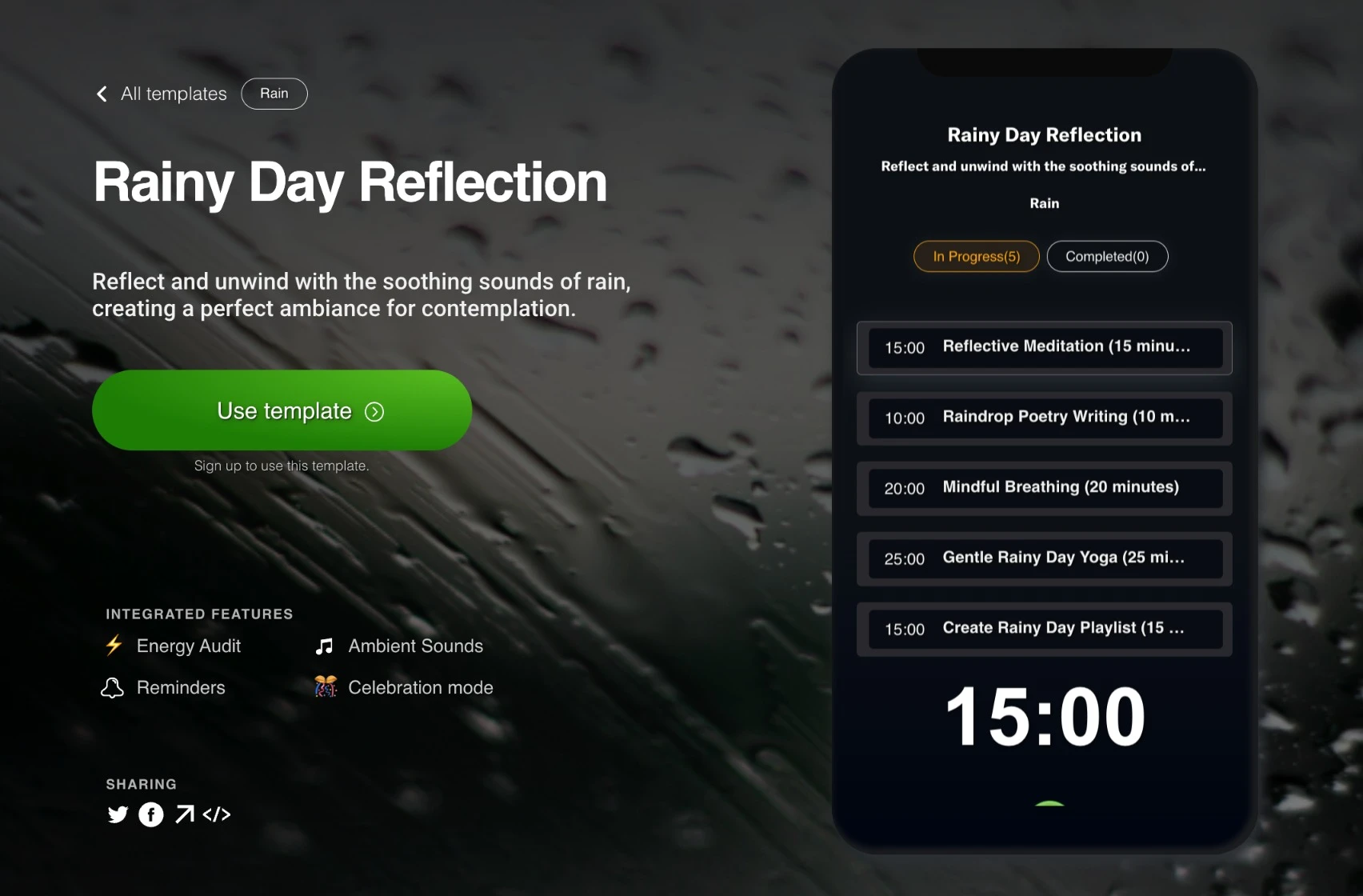 Rainy Day Reflection