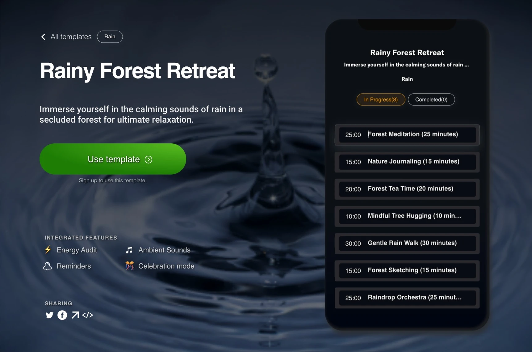 Deszczowy Ogród Leśny