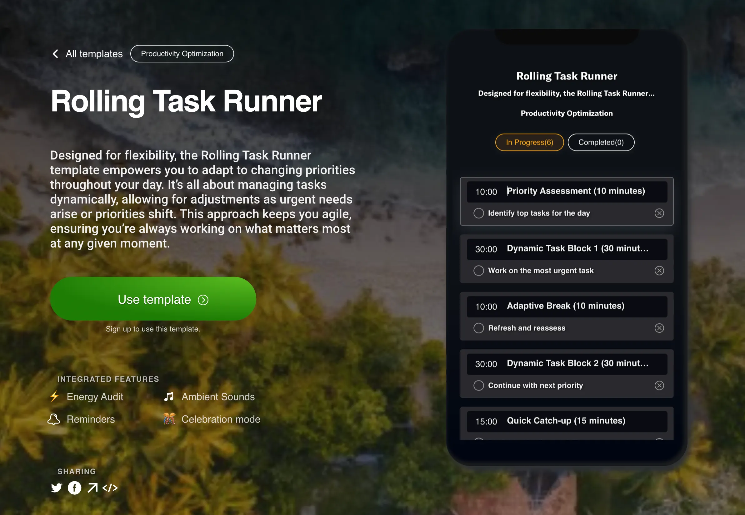 Rolling Task Runner