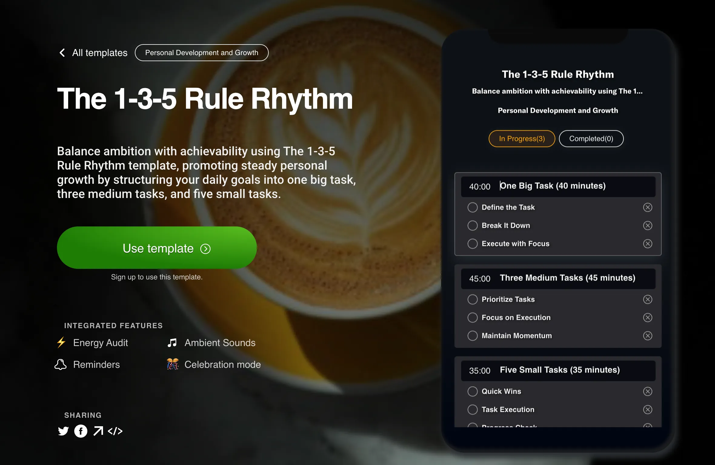 The 1-3-5 Rule Rhythm