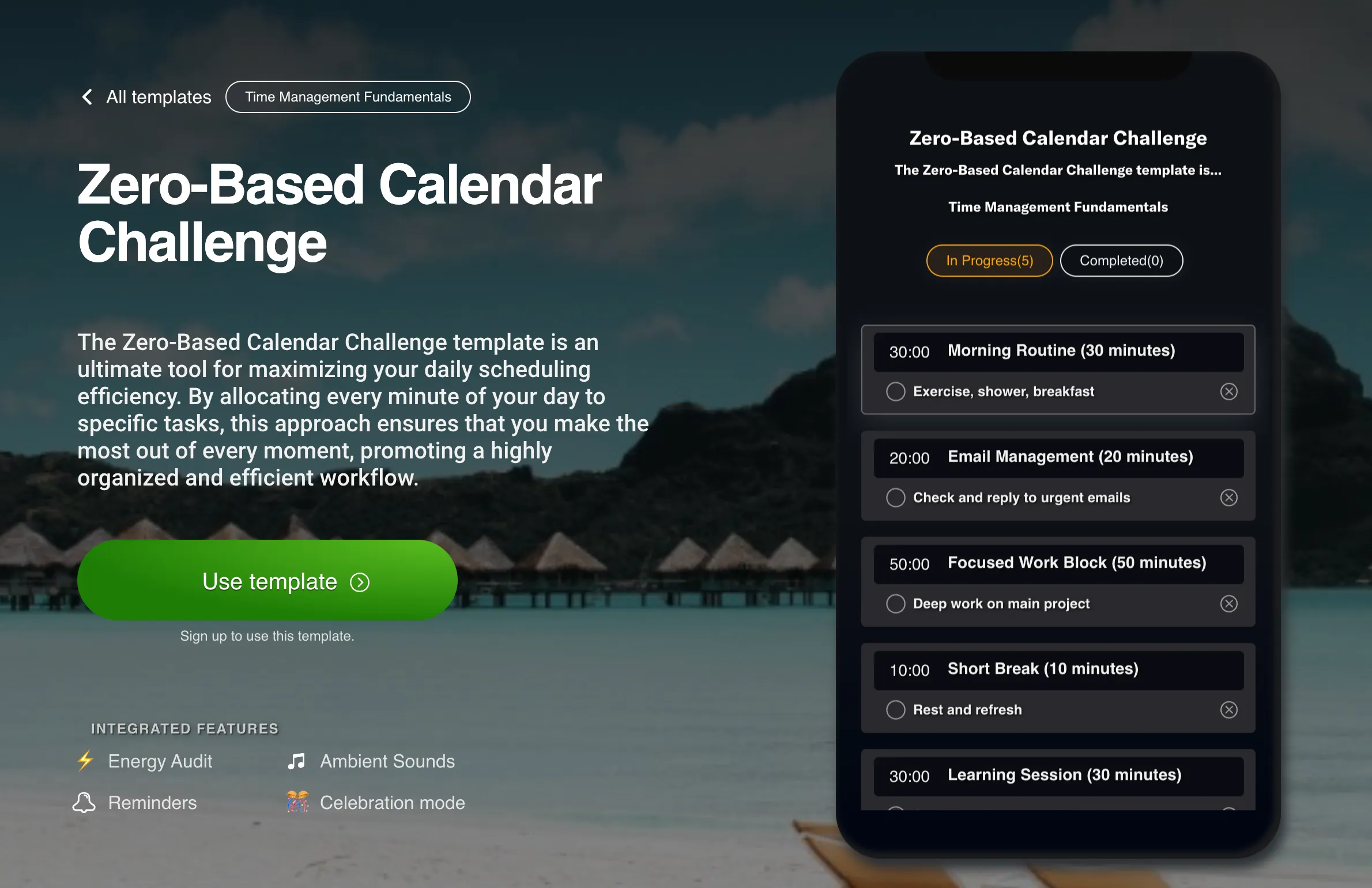 Zero-Based Calendar Challenge